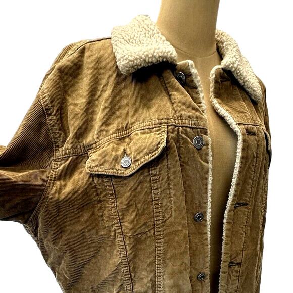 VINTAGE "GAP" Y2K ,Corduroy Jacket, XL ,Tan ,Grunge, 90'S, Western,Woodland - Picture 2 of 15
